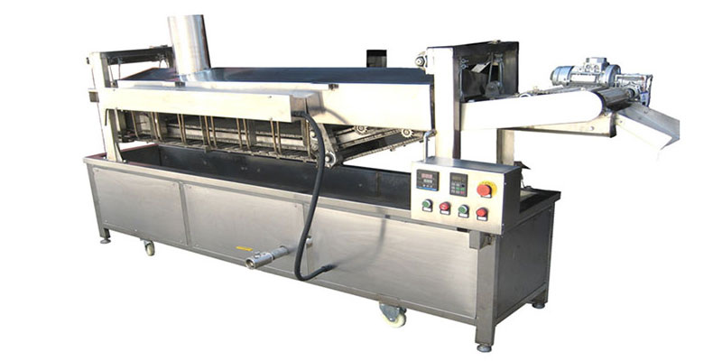 Chicken-nuggets-frying-production-line